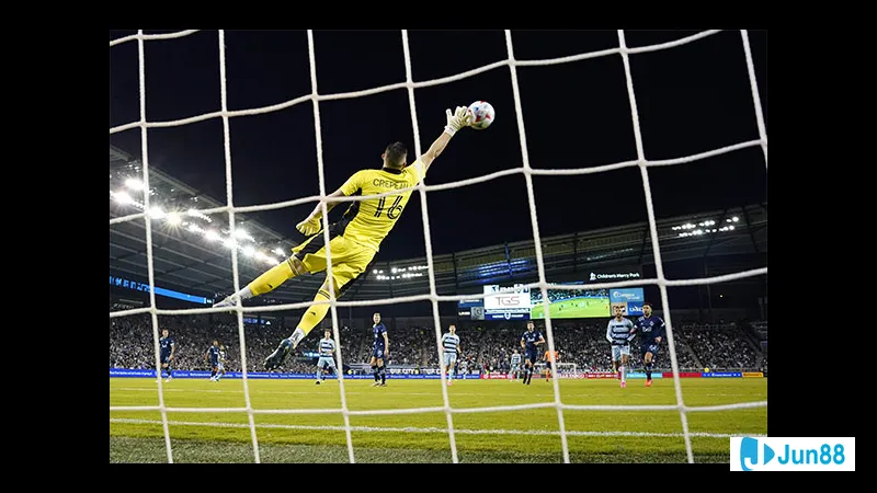 Trang phục thủ môn trong một trận đấu